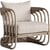 Beige Et Rotin Marron