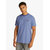 Blau gestreift
