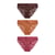Rouge Bordeaux/Chocolat/Jaune