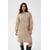 Beige Taupe Gray Mel/White Flowers