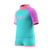 Turquoise Vif / Rose / Violet