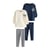 Club De Brunch Bleu Marine/Blanc