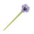 Violet Avec Tige Vert Nacré
