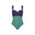 Bicolore Vert/Marine