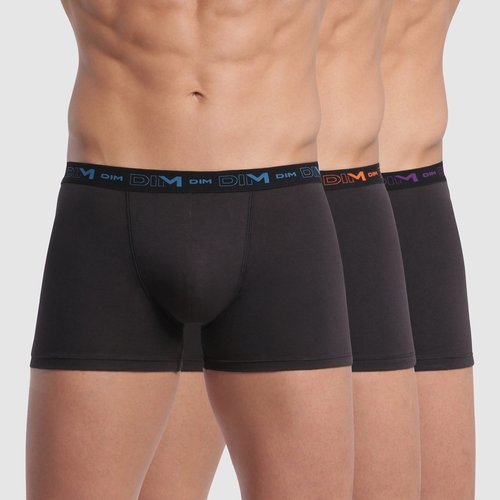 Lot de 3 boxers coton stretch Dim La Redoute