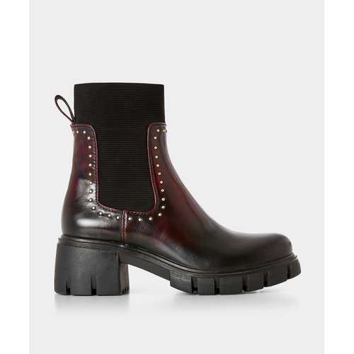 Grosse bottine chelsea a clous rouge Joe Browns La Redoute