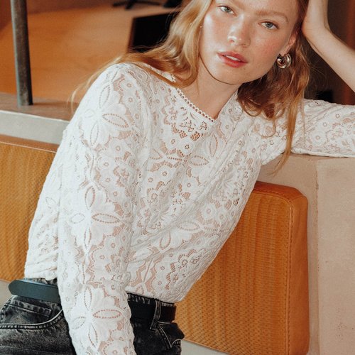 Blouse en dentelle