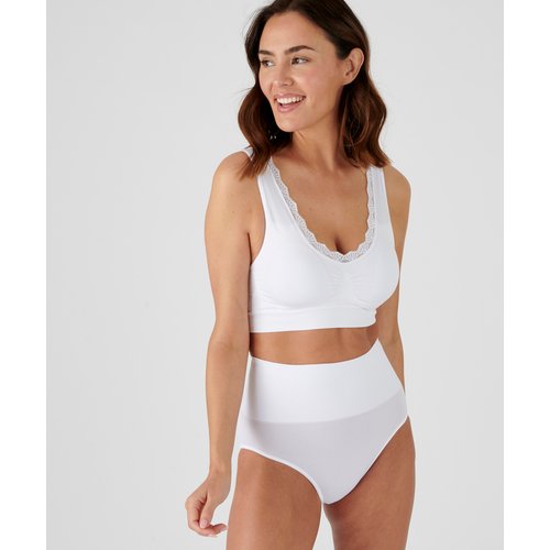 Culottes sans couture taille haute effet ventre plat lot de 2 Damart La Redoute