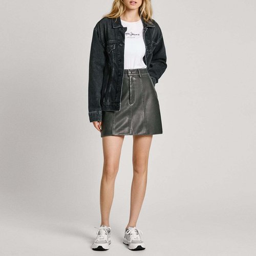 Jupe simili cuir clouté store