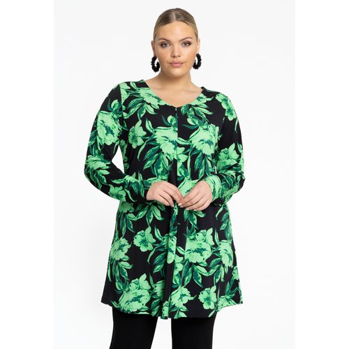 Damen tunique imprimee noir Yoek La Redoute