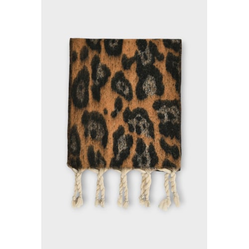 Écharpe Châle Léopard Tendance - Longueur Plus De 152 Cm, Matière Coton/viscose - Neuve Sans étiquette