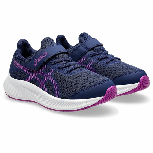 Kids patriot 13 trainers navy blue magenta Asics La Redoute