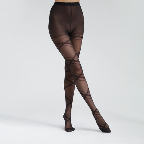 Collant le ruban 30 deniers Dim noir La Redoute