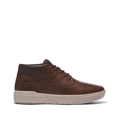 Seneca bay chukka leather trainers dark brown Timberland La Redoute