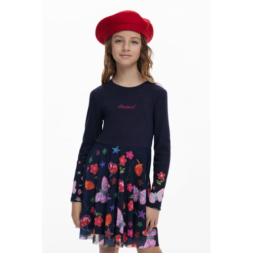 Robe Fille Dollie & Me Bleu Poudre Avec Tulle Et Paillettes - Taille 12, Occasion Très Bon état
