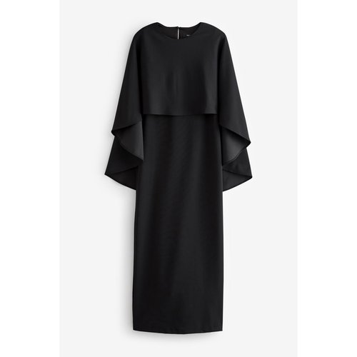 Robe longue style cape noir Next La Redoute