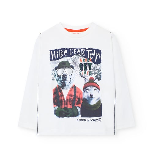 T-shirt Garçon Animal Taille 11-12 Ans - Occasion Très Bon état - Style Enfant Décontracté