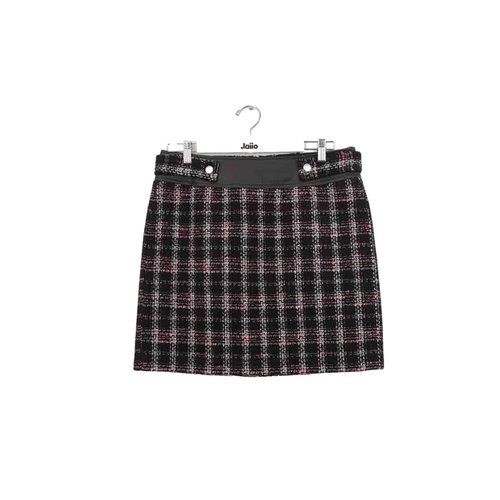 Mini jupe en laine tres bon etat noir Maje La Redoute