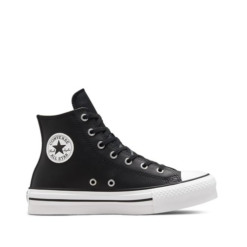 Baskets cuir all star eva lift foundation leather noir Converse La Redoute