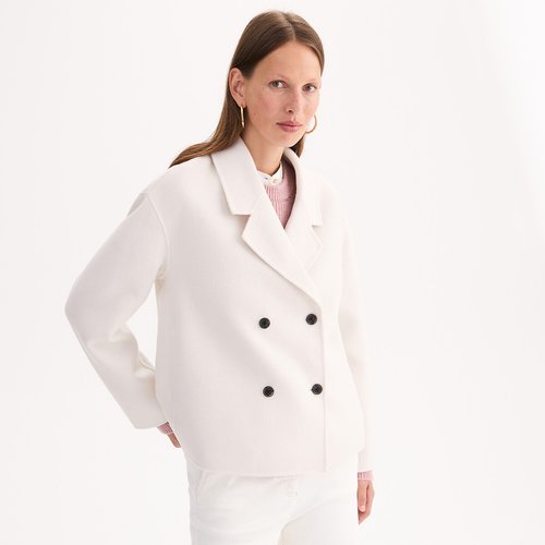 Short oversize wool blend jacket Anne Weyburn | La Redoute