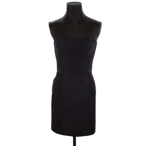 Robe noire maje on sale