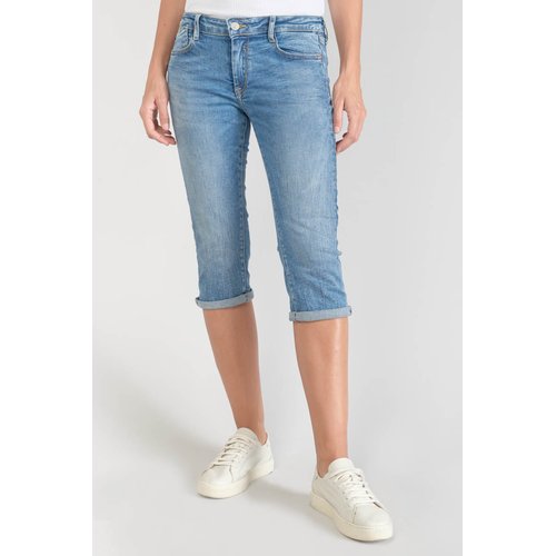 Corsaire pantacourt en jeans oriol blue Le Temps Des Cerises La Redoute
