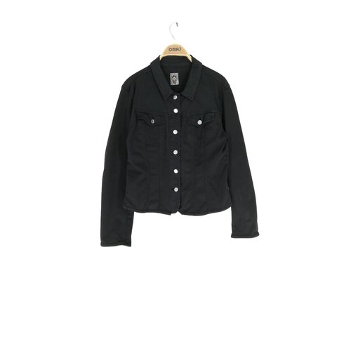 Veste en jean tres bon etat noir Cimarron La Redoute