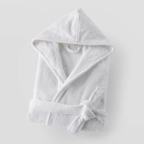 Peignoir capuche adulte coton bio 450 g m2 ismo La Redoute Interieurs La Redoute