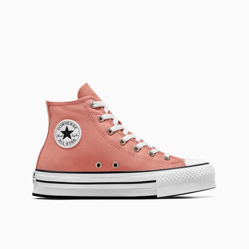 Baskets all star eva lift hi seasonal color peche Converse La Redoute