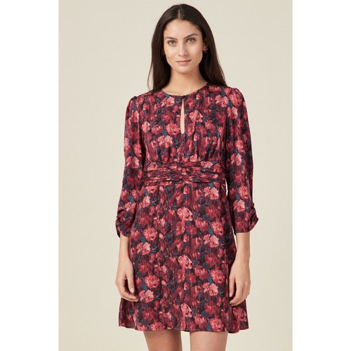 Robe droite manches 3 4 noir Bonobo La Redoute