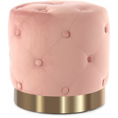 Tabouret Macaron Pastel Rose - Décoration Dessert, 45 Cm, Plastique, Sans Montage