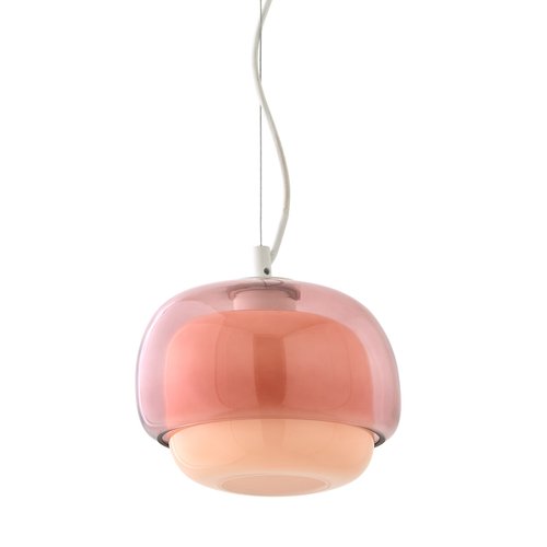 Signatures kinoko 21.5cm diameter coloured glass ceiling light La Redoute Interieurs La Redoute