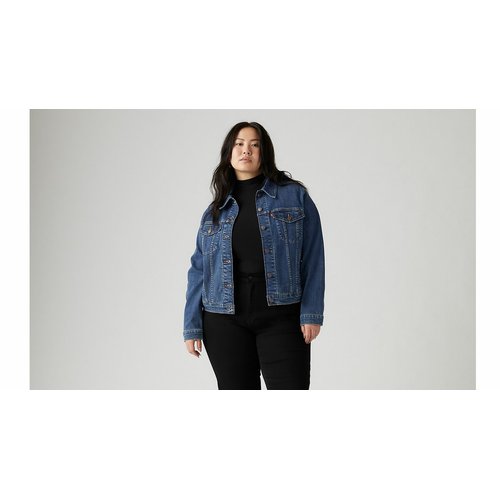 Levi's plus denim jacket deals