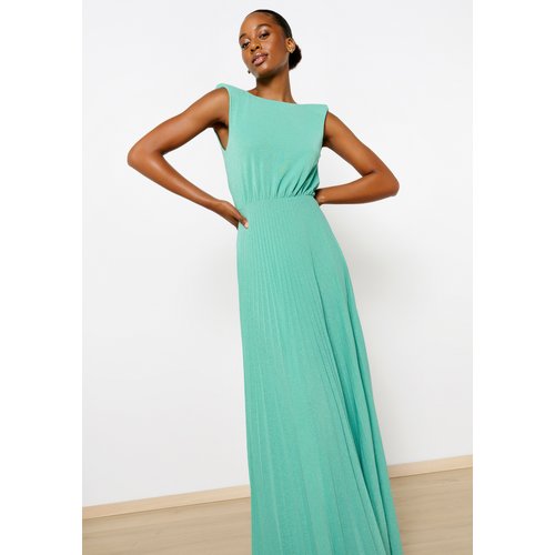 Robe longue plissee bleu Lolaliza La Redoute