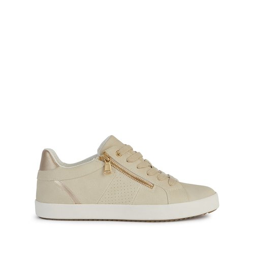 Baskets respirantes zippees blomiee Geox beige La Redoute