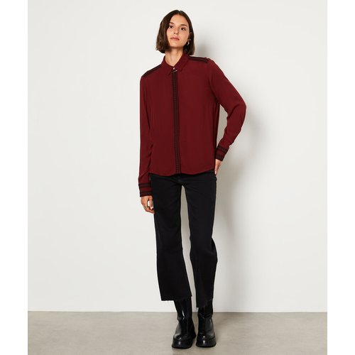 Chemise manches longues brodee lilia brod red Etam La Redoute