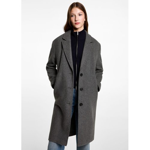 Manteau fait main gris Mango Teen La Redoute