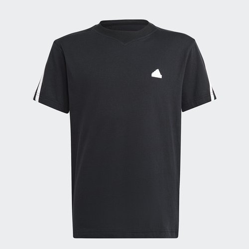 Logo Print Cotton T Shirt with Short Sleeves