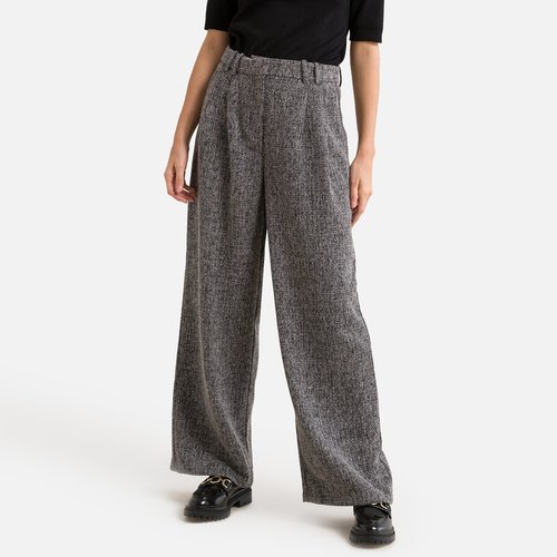 Pantalon taille haute gris on sale