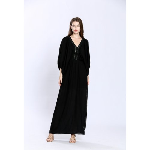 Robe longue noire see u soon outlet