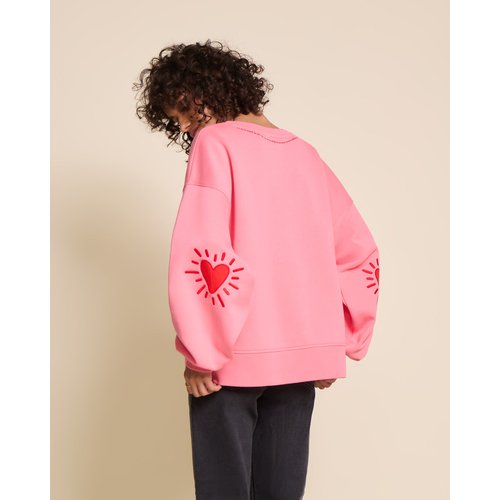 46cm Bavoir Enfant, Tablier Rose Imperméable avec Manches Longues