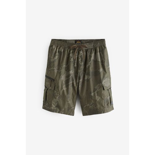 Short de bain cargo style militaire kaki imprime camouflage Next La Redoute