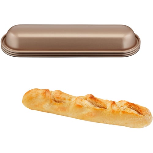 DecorDwell Moule Silicone Anti-Adhésif Pour Baguettes Françaises - Perforé 33x23cm