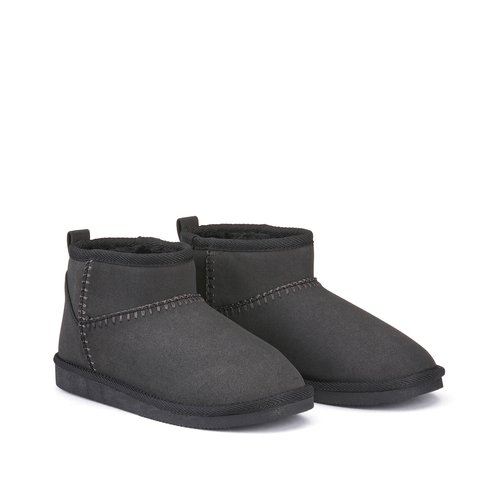 Bottines snow mid noir Le Temps Des Cerises La Redoute