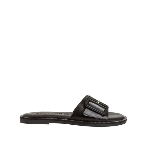 Mules plates cuir deals