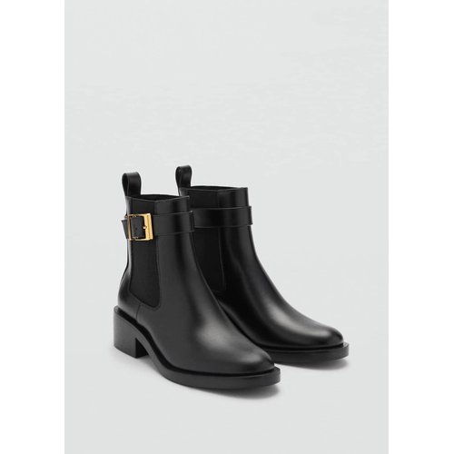 Bottines boucle empiecement elastique