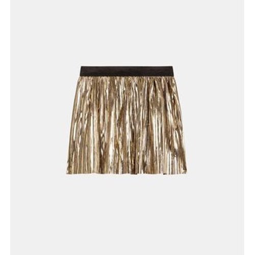 Jupe plissee manon lamee or Galeries Lafayette La Redoute