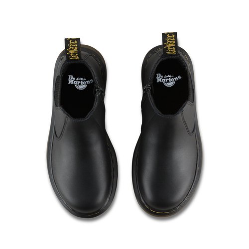 Kids 2976 softy chelsea boots in leather black Dr. Martens La Redoute