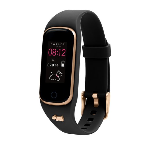 Series 8 Black Silicone Strap Smart Watch