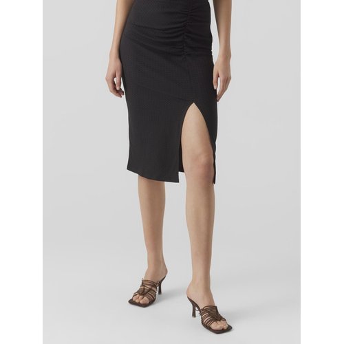 Jupe ceinturée taille haute top